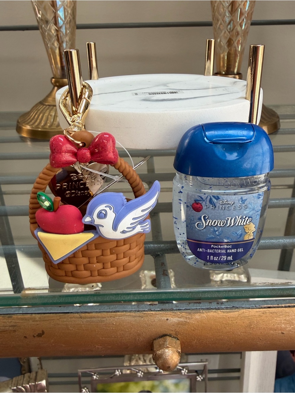 Bath & Body Works Princess Snow White Basket PocketBac Holder & BAC NWT